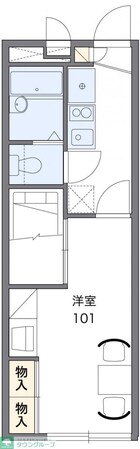 レオパレスセジュール 26564の物件間取画像